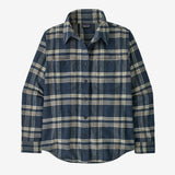 Patagonia Fjord Flannel Shirt (Women's) - Old Spruce: Sunken Blue