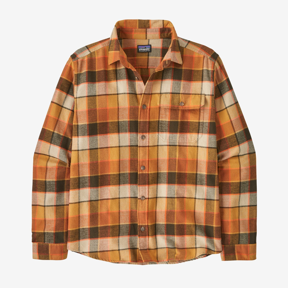 Patagonia Long-Sleeved Lightweight Fjord Flannel Shirt (Men's)