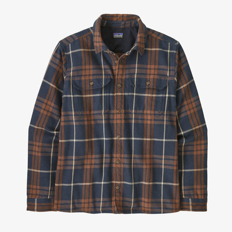 Patagonia Fjord Loft Shirt (Men's) - Netted: Sunken Blue