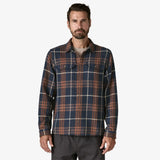 Patagonia Fjord Loft Shirt (Men's) - Netted: Sunken Blue