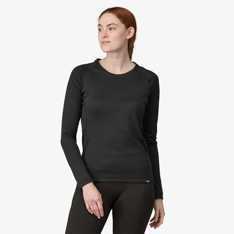 Patagonia Capilene Midweight Crewneck (Women's) - Black - Find Your Feet Australia Hobart Launceston Tasmania