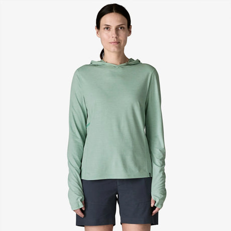Patagonia Capilene Cool Sun Hoody (Women's) - Thermal Blue - Thin Ice X-Dye