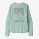 Patagonia Long-Sleeved Capilene Cool Sun Shirt - Peak Visions (Women's) - Thermal Blue - Thin Ice X-Dye
