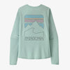 Patagonia Long-Sleeved Capilene Cool Sun Shirt - Peak Visions (Women's) - Thermal Blue - Thin Ice X-Dye