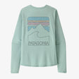 Patagonia Long-Sleeved Capilene Cool Sun Shirt - Peak Visions (Women's) - Thermal Blue - Thin Ice X-Dye