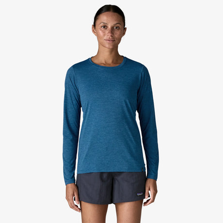 Patagonia Long-Sleeved Capilene Cool Daily Shirt (Women's) - Aquatic Blue - Light Aquatic Blue X-Dye