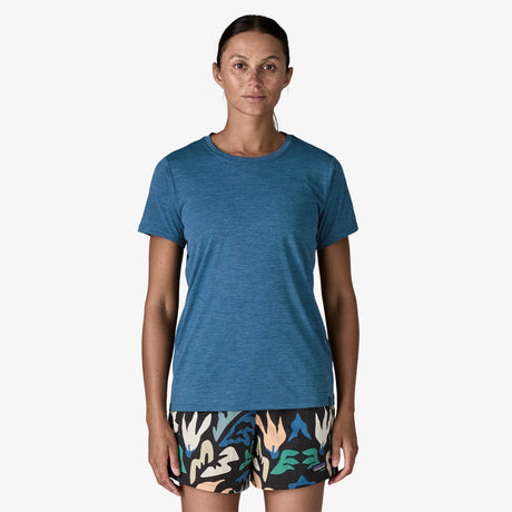 Patagonia Capilene Cool Daily Shirt (Women's) - Aquatic Blue - Light Aquatic Blue X-Dye