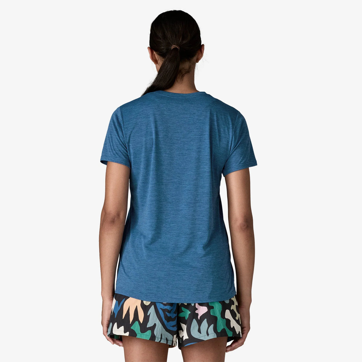 Patagonia Capilene Cool Daily Shirt (Women's) - Aquatic Blue - Light Aquatic Blue X-Dye