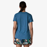 Patagonia Capilene Cool Daily Shirt (Women's) - Aquatic Blue - Light Aquatic Blue X-Dye