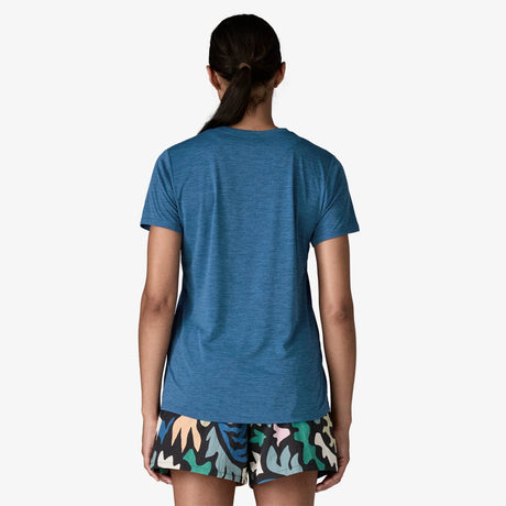Patagonia Capilene Cool Daily Shirt (Women's) - Aquatic Blue - Light Aquatic Blue X-Dye