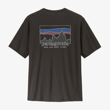 Patagonia Men’s Capilene Cool Daily Shirt - '73 Skyline (Men's) - Black