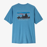 Patagonia Capilene Cool Daily Shirt '73 Skyline (Men's) - Shore Blue/Light Shore Blue X- Dye