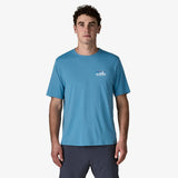 Patagonia Capilene Cool Daily Shirt '73 Skyline (Men's) - Shore Blue/Light Shore Blue X- Dye