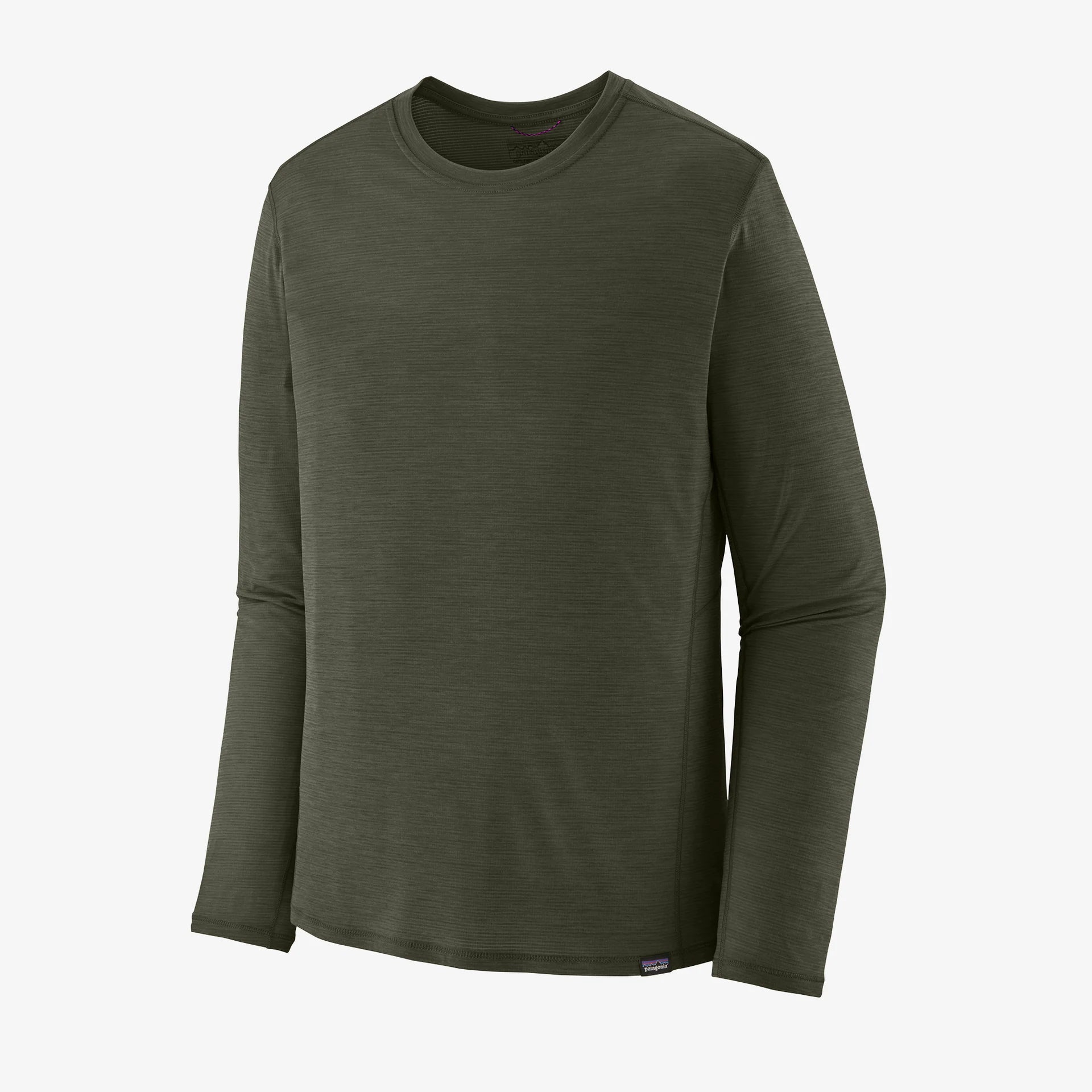 Patagonia L/S Capilene Cool Lightweight Shirt (Men's) Pine Needle Green - Light Pine Needle Green X-Dye