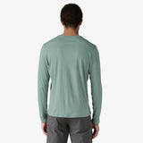 Patagonia Long-Sleeved Capilene Cool Lightweight Shirt (Men's) - Thermal Blue - Light Thermal Blue X-Dye - Green