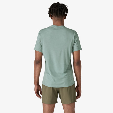 Patagonia Capilene® Cool Lightweight Shirt (Men's) - Thermal Blue - Light Thermal Blue X-Dye - Green