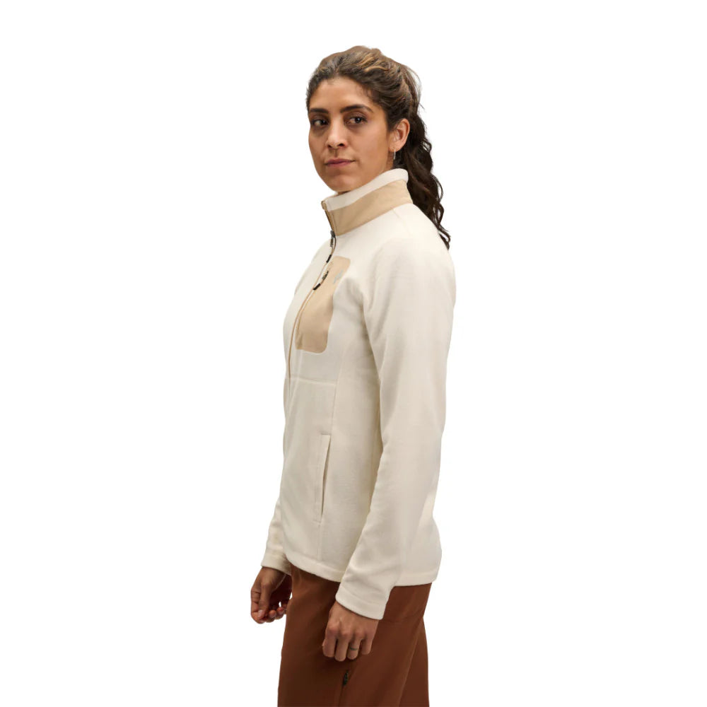 Black Diamond Rift Full-Zip Fleece Jacket (Women's) - Chalk/Khaki