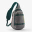 Patagonia Atom Sling Bag 8L - Noble Grey - Forest Green