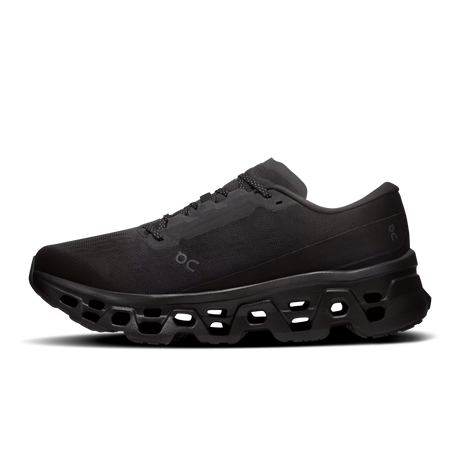 On Cloudmonster 3 Shoes (Men's) - Black/Black