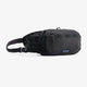 Black waist bag with Patagonia logo on a white background - Patagonia Terravia Hip Pack 4L - Black