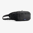 Black waist bag with Patagonia logo on a white background - Patagonia Terravia Hip Pack 4L - Black