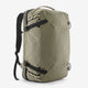 Khaki backpack with black straps on a white background - Patagonia Black Hole MLC Pack 45L - Weathered Stone