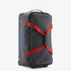 Patagonia Black Hole Wheeled Duffel 70L - Smolder Blue w/Amanita Red