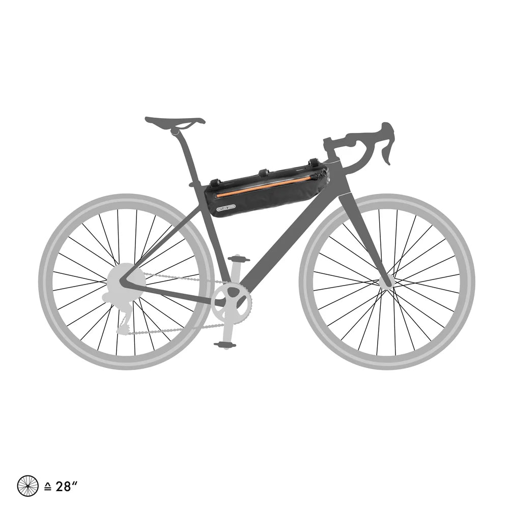 ORTLIEB Frame-Pack Toptube - 4L - Black Matt - Find Your Feet Australia Hobart Launceston Tasmania