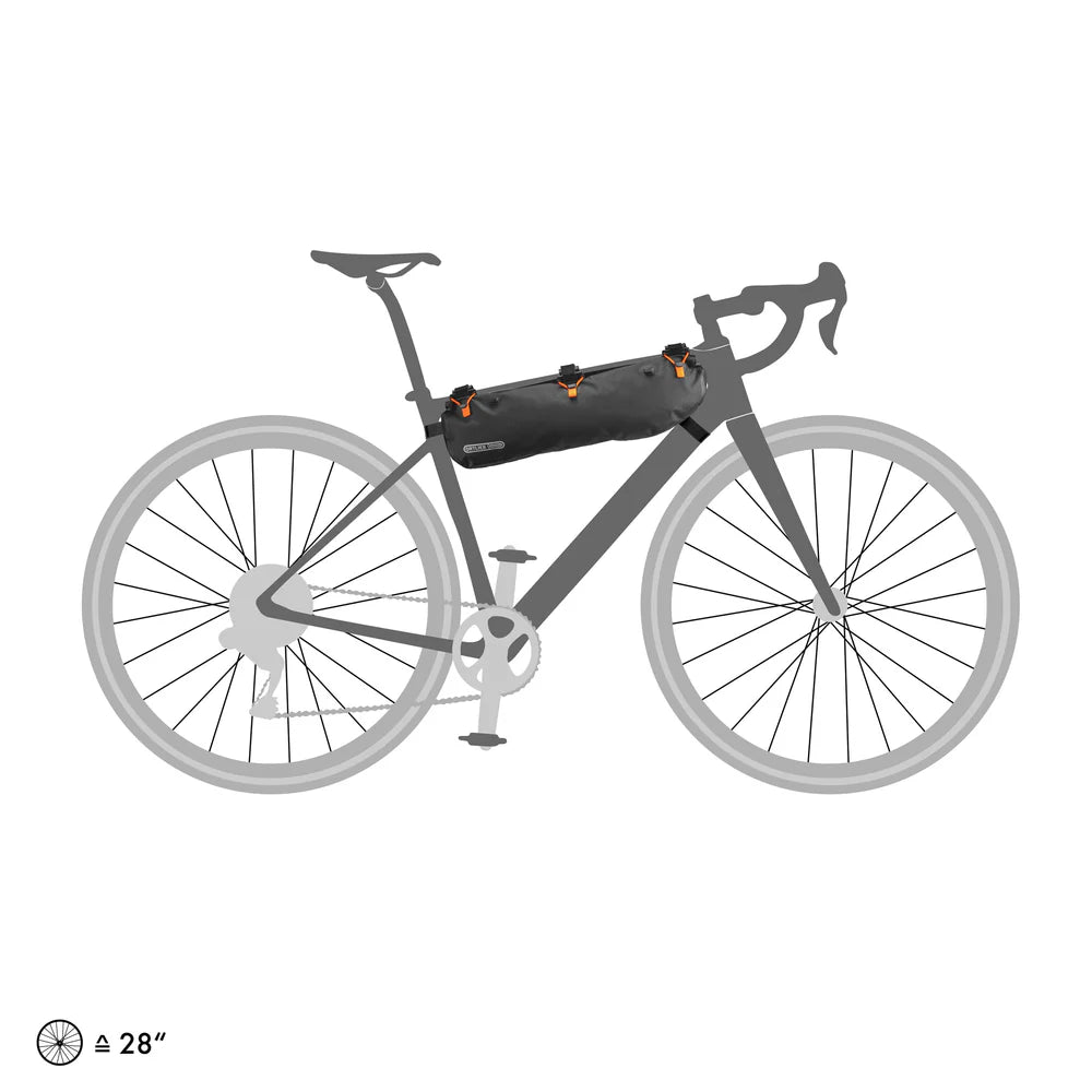 ORTLIEB Frame-Pack RC Toptube - 4L - Black Matt - Find Your Feet Australia Hobart Launceston