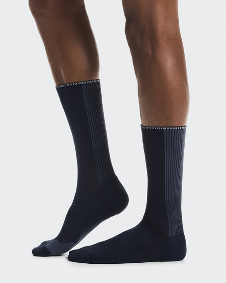 On Performance Run Sock High (Unisex) - Navy/Navy