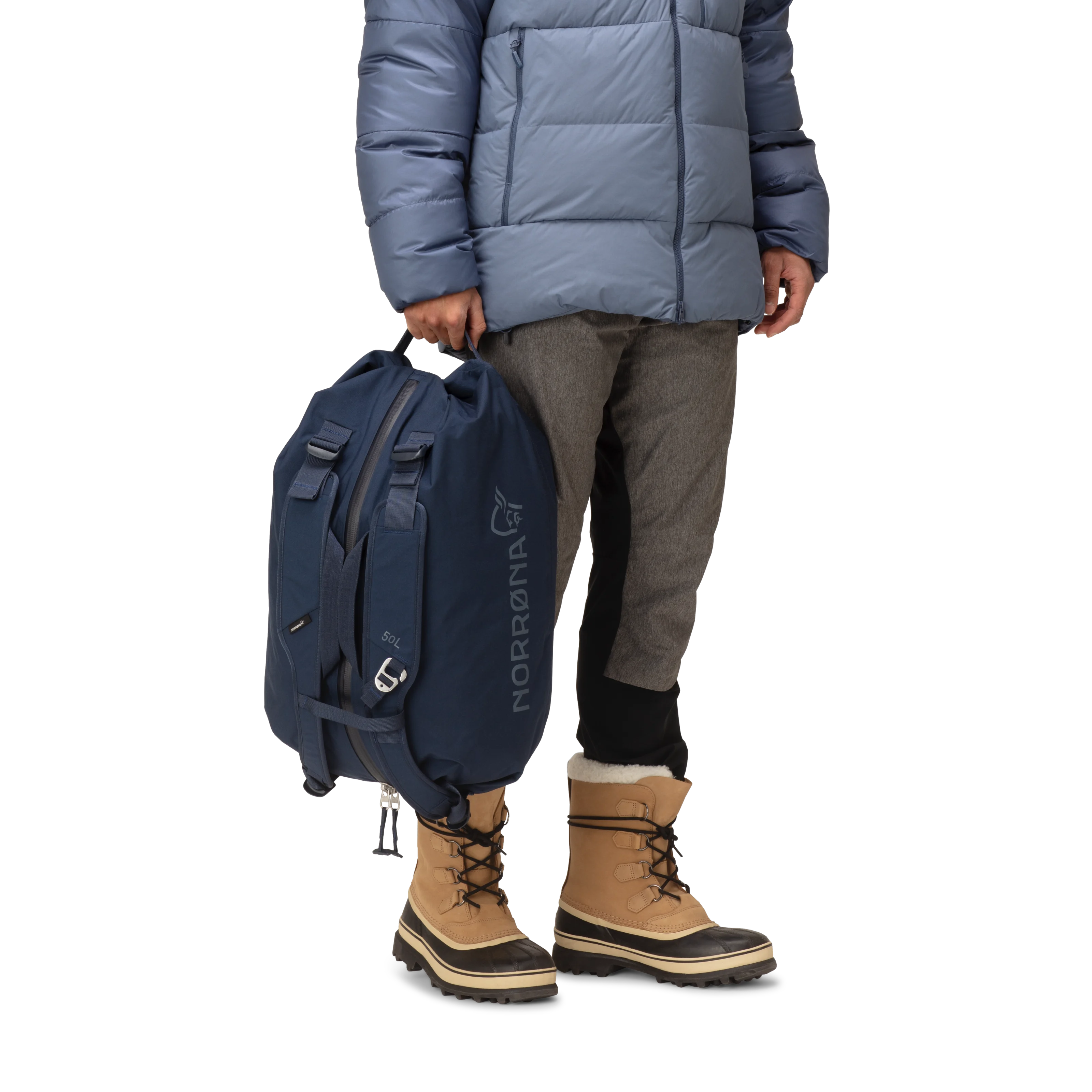 Norrøna Duffel Bags - Norrøna 50L Duffel Bag - Norrøna 70L Duffel Bag - Norrøna 90L Duffel Bag - Indigo Night - Find Your Feet Australia Hobart Launceston Tasmania