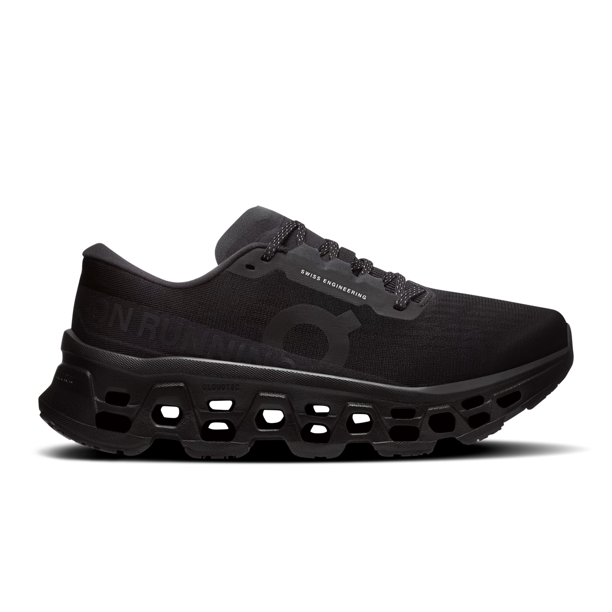 On Cloudmonster 3 Shoes (Women's) - Black/Black