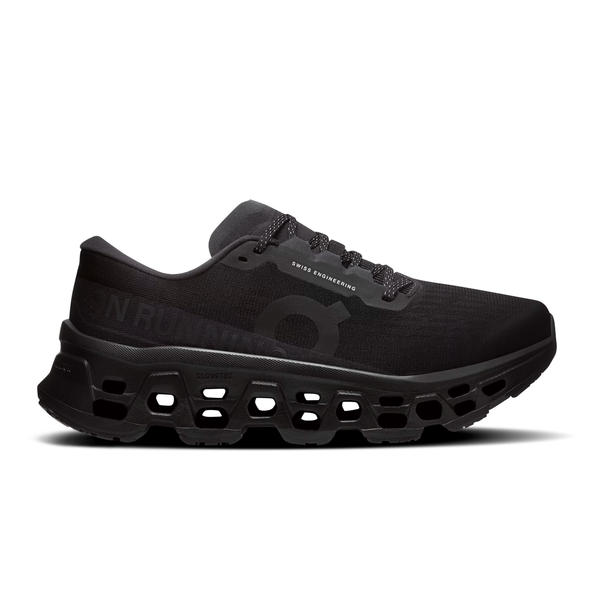 On Cloudmonster 3 Shoes (Women's) - Black/Black