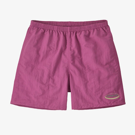 Patagonia Baggies Shorts 5" (Men's) - '95 Oval Logo: Faded Magenta