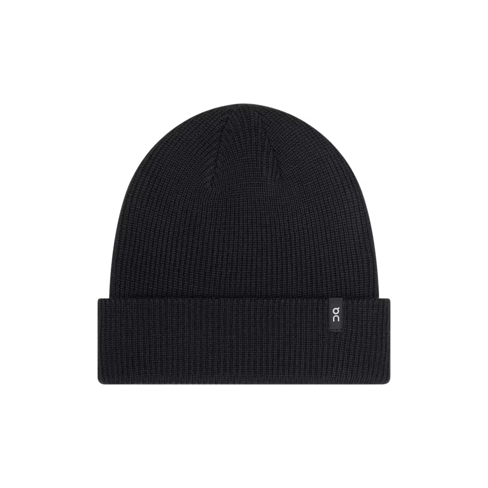 On Merino Beanie - Black - Find Your Feet Australia Hobart Launceston Tasmania