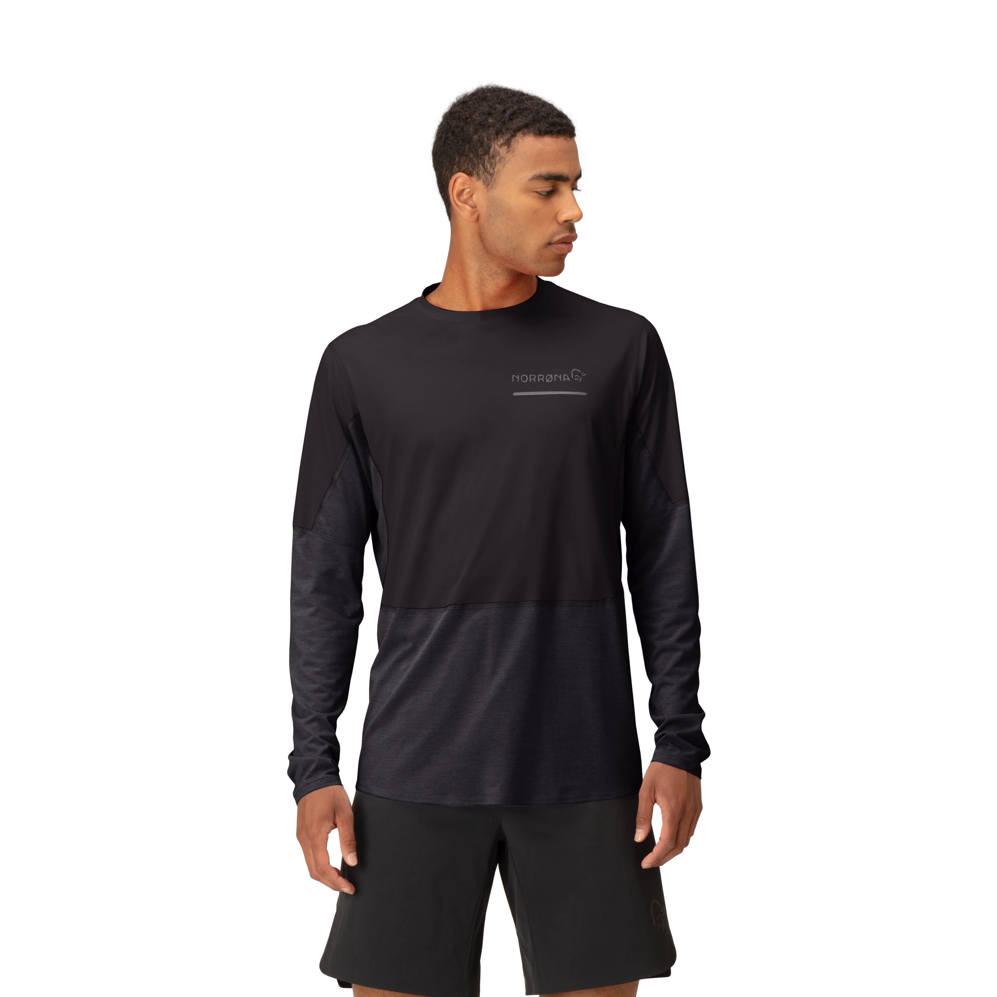 Norrøna Senja Equaliser Lightweight Long Sleeve (Men's) - Caviar - Find Your Feet Australia Hobart Launceston Tasmania