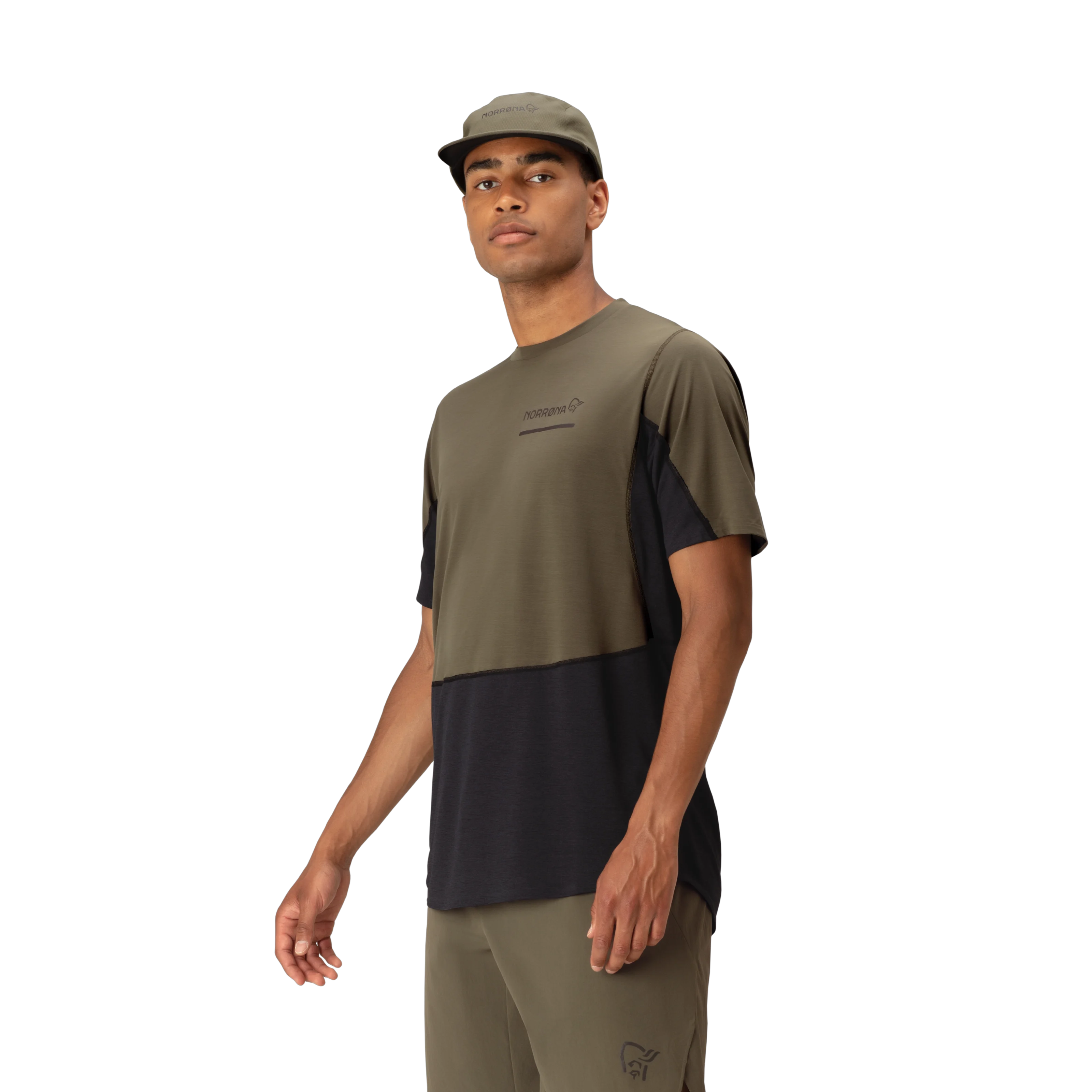 Norrøna Senja Equaliser Lightweight T-Shirt (Men's) - Olive Night - Find Your Feet Australia Hobart Launceston Tasmania