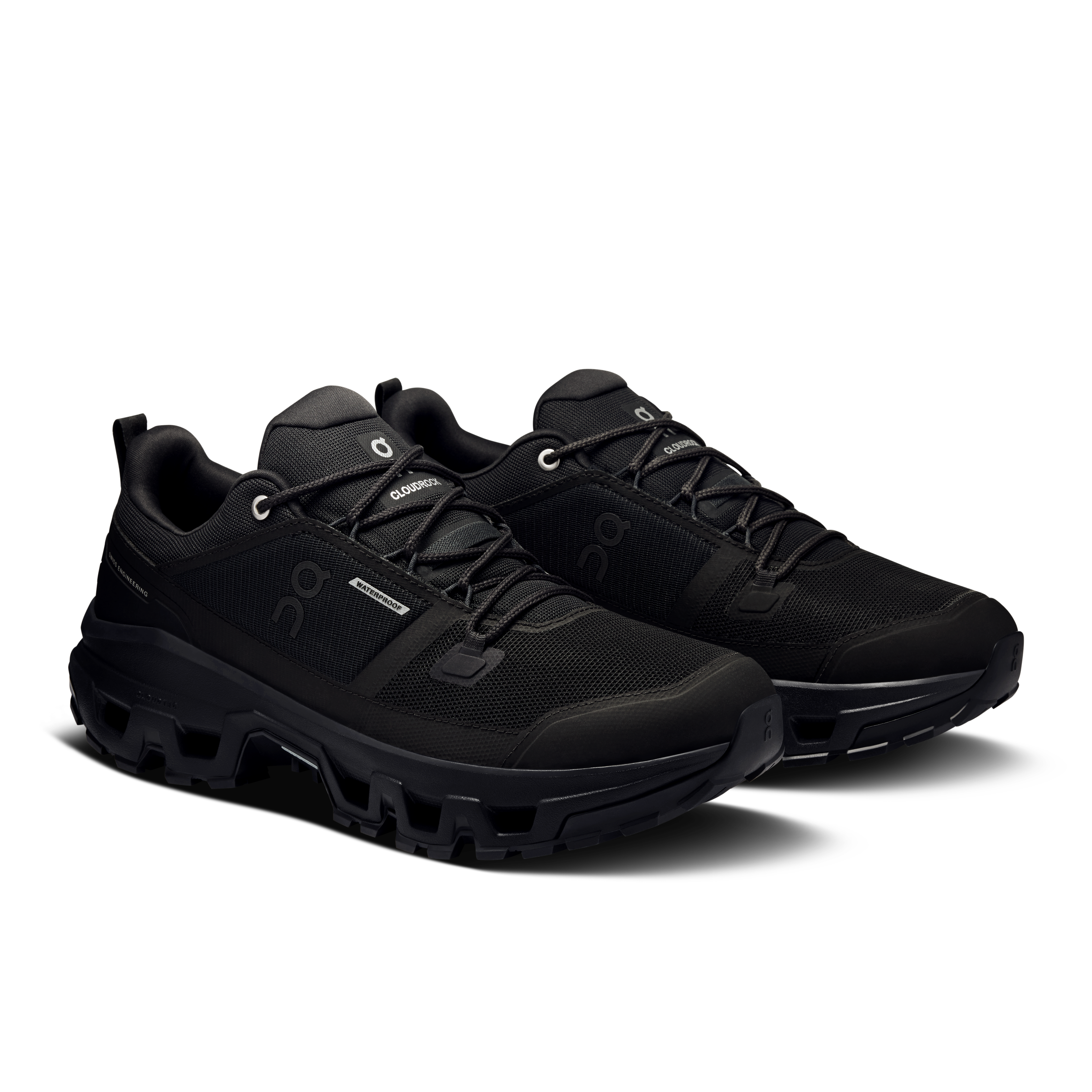 On Cloudrock Low Waterproof (Men's) - Black/Black - Find Your Feet Australia Hobart Launceston Tasmania