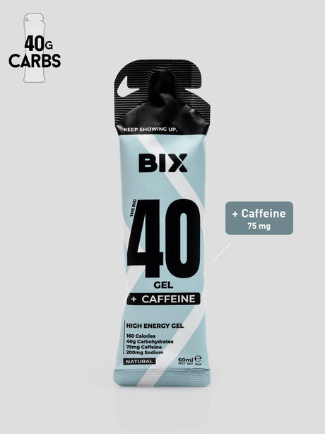 Bix Performance The Big 40 Gel - Natural + Caffeine