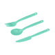 Sea To Summit Camp Cutlery - 3 Piece - Cabbage - Teal - Cyan - Blue