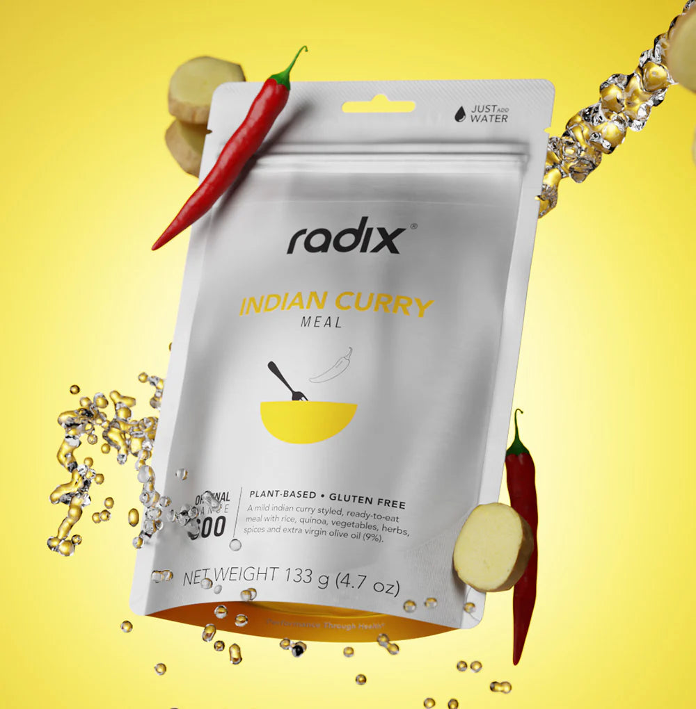 Radix Nutrition Main Meals v9 Plant Based - Original Range 600 - Indian Curry - Find Your Feet Australia Hobart Launceston Tasmania