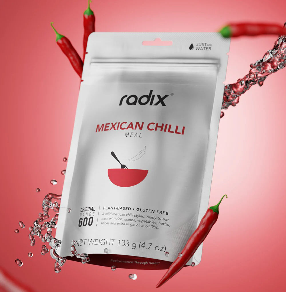 Radix Nutrition Main Meals v9 Plant Based - Original Range 600 - Mexican Chilli - Find Your Feet Australia Hobart Launceston Tasmania