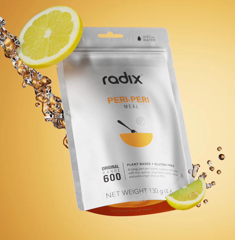 Radix Nutrition Main Meals v9 Plant Based - Original Range 600 - Peri-Peri - Find Your Feet Australia Hobart Launceston Tasmania