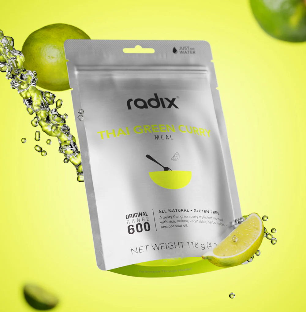 Radix Nutrition Main Meals v9 Plant Based - Original Range 600 - Thai Green Curry - Find Your Feet Australia Hobart Launceston Tasmania
