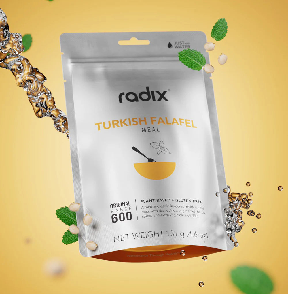 Radix Nutrition Main Meals v9 Plant Based - Original Range 600 - Turkish Falafel - Find Your Feet Australia Hobart Launceston Tasmania
