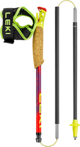Leki Ultratrail FX.One Superlite Trail Running Poles - Bright Red/Violet/Neon Yellow