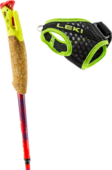 Leki Ultratrail FX.One Superlite Trail Running Poles - Bright Red/Violet/Neon Yellow
