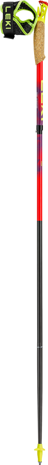 Leki Ultratrail FX.One Trail Running Poles - Bright Red/Violet/Neon Yellow