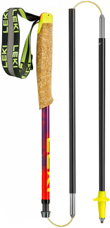 Leki Leki Neotrail Pro FX.One Superlite Trail Running Poles - Bright Red/Violet/Neon Yellow