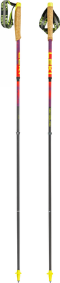 Leki Leki Neotrail Pro FX.One Superlite Trail Running Poles - Bright Red/Violet/Neon Yellow